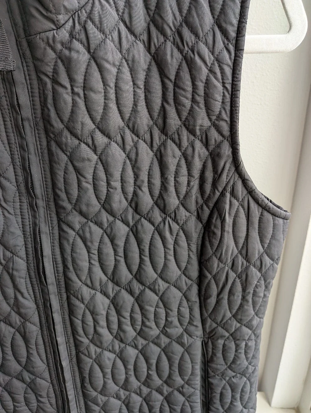 Royal Robbins Black Full Zip Quilted Traveling Vest Packable Gilet Size M